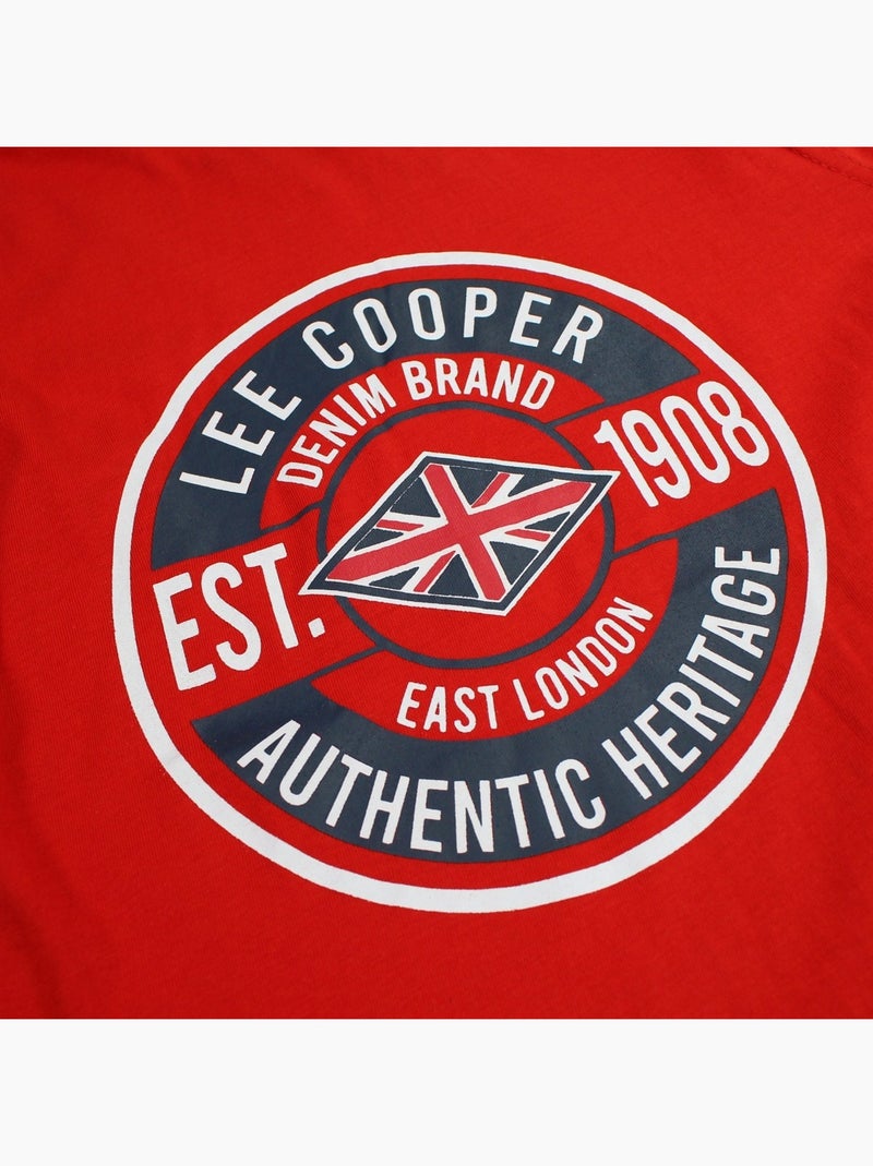 Lee Cooper - T-shirt Lee Cooper Rouge - Kiabi