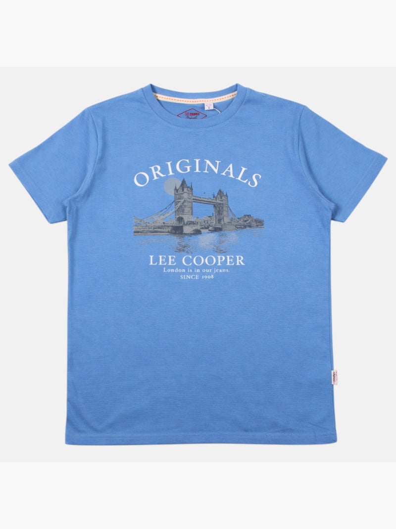Lee Cooper - T-shirt Londres homme Bleu - Kiabi