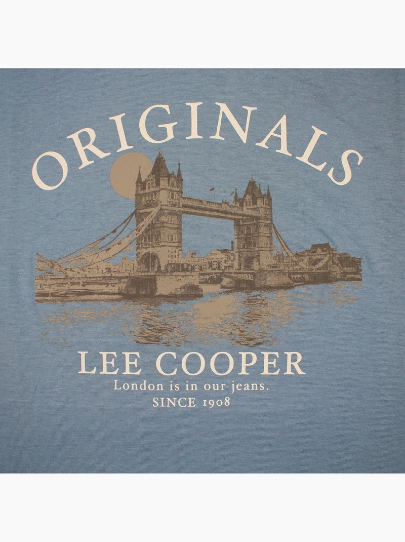 Lee Cooper - T-shirt Londres homme Bleu - Kiabi