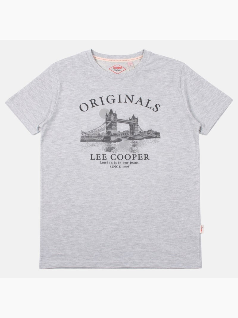 Lee Cooper - T-shirt Londres homme Gris - Kiabi