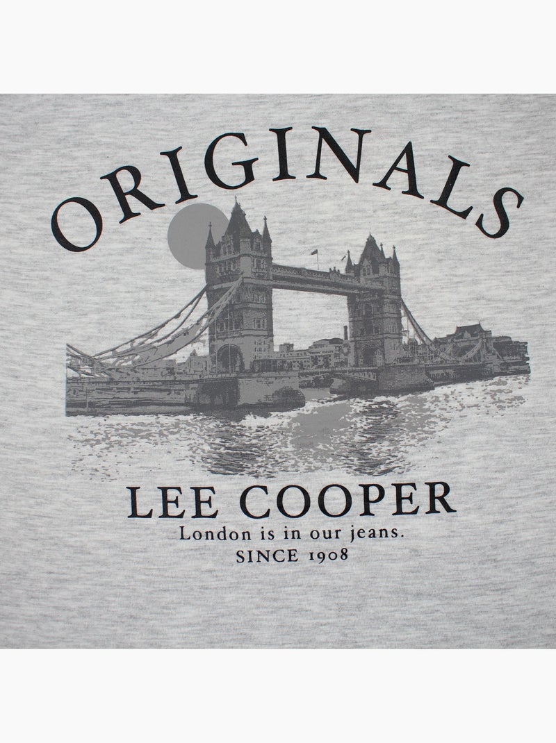Lee Cooper - T-shirt Londres homme Gris - Kiabi