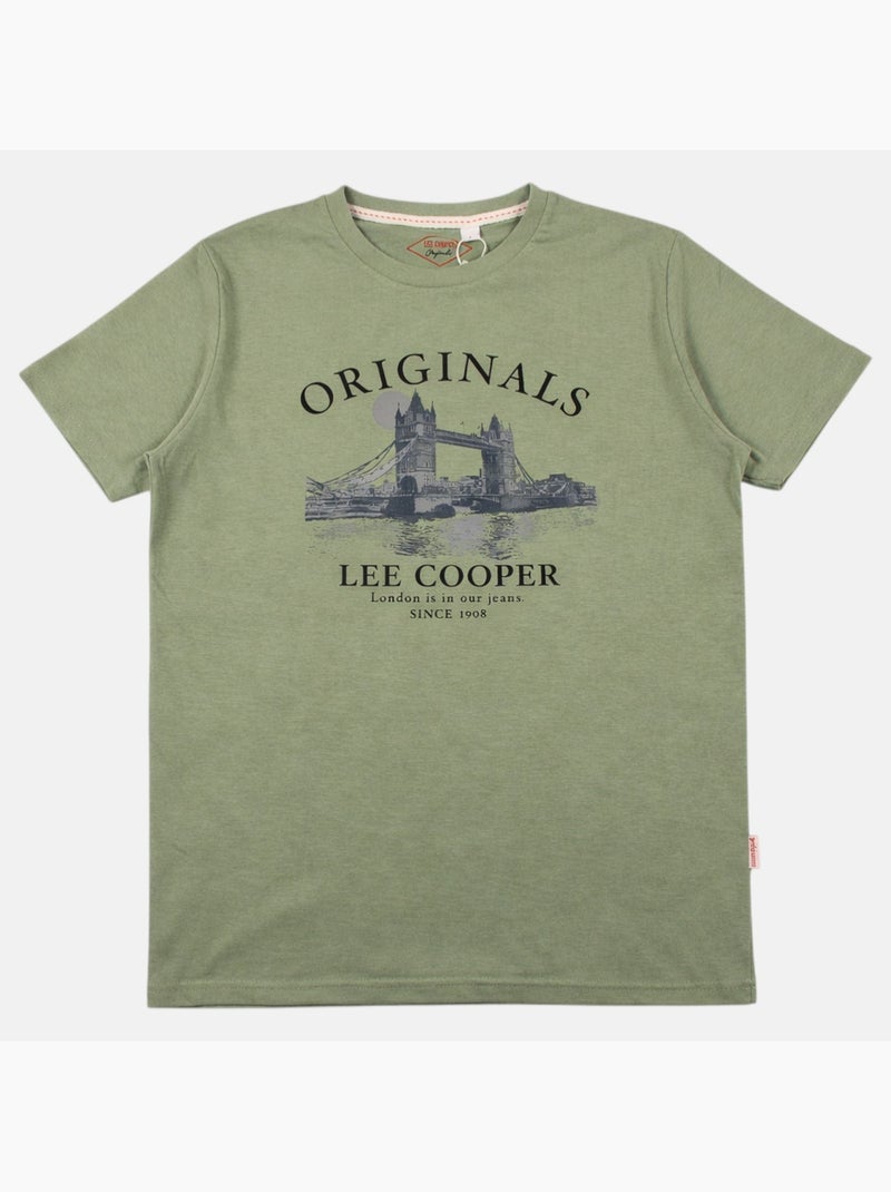 Lee Cooper - T-shirt Londres homme Vert - Kiabi