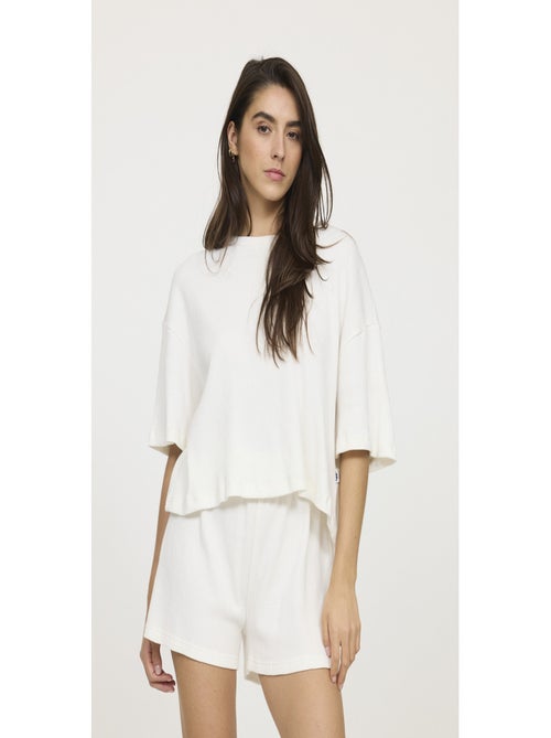 Lee Cooper - T-shirt manches 3/4 coton comfort ARIKA - Kiabi