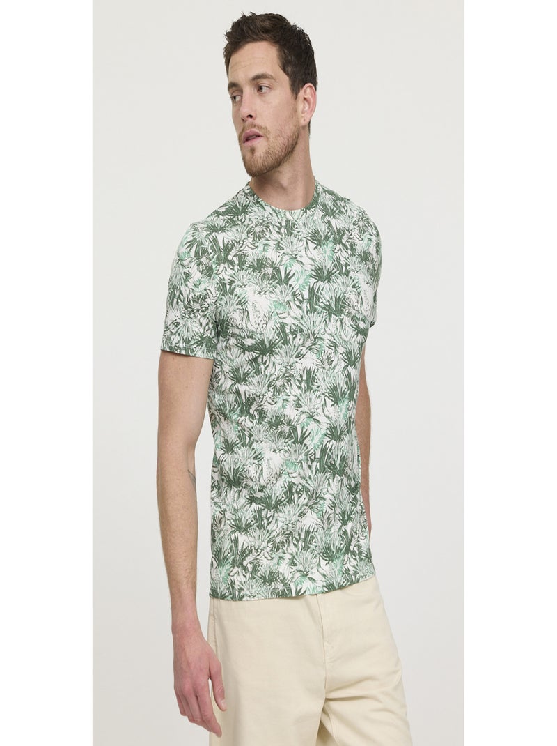 Lee Cooper - T-shirt manches courte coton regular ACTUS Vert tilleul - Kiabi