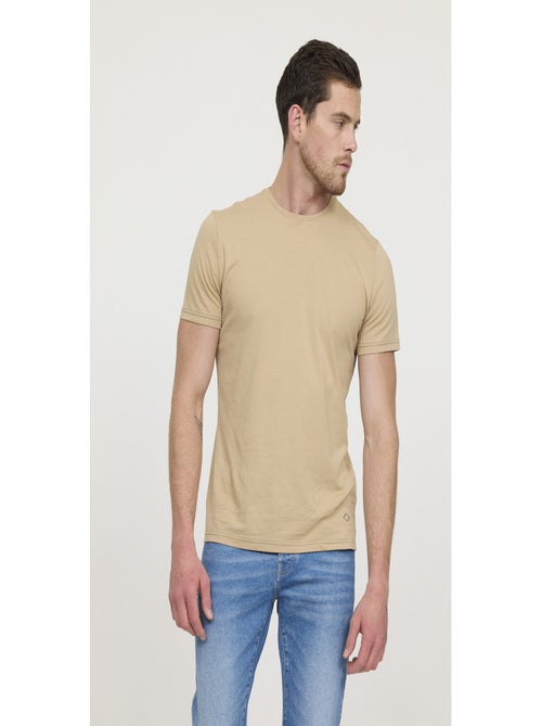 Lee Cooper - T-shirt manches courte coton regular AUBIN - Kiabi
