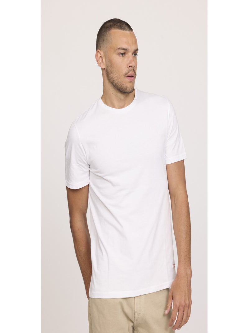 Lee Cooper - T-shirt manches courte coton regular AYLAN Blanc - Kiabi