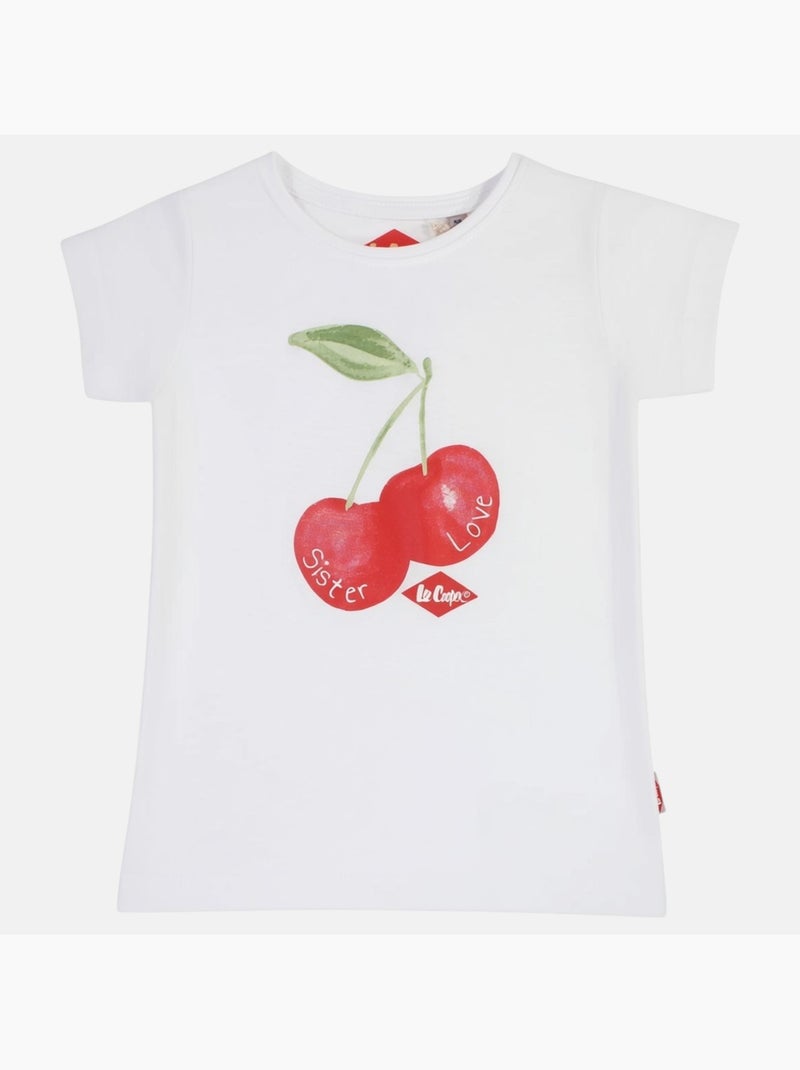Lee Cooper - T-shirt manches courtes avec dessin Blanc - Kiabi