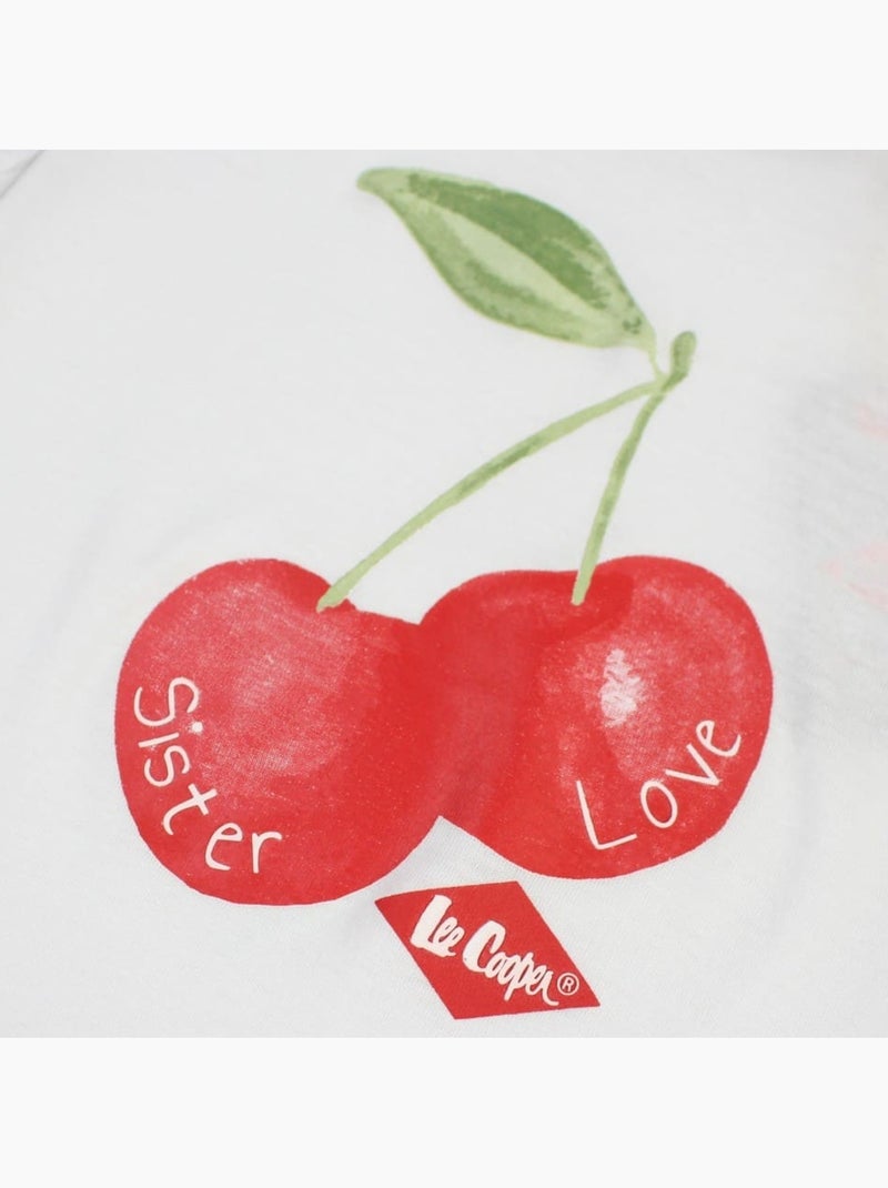 Lee Cooper - T-shirt manches courtes avec dessin Blanc - Kiabi