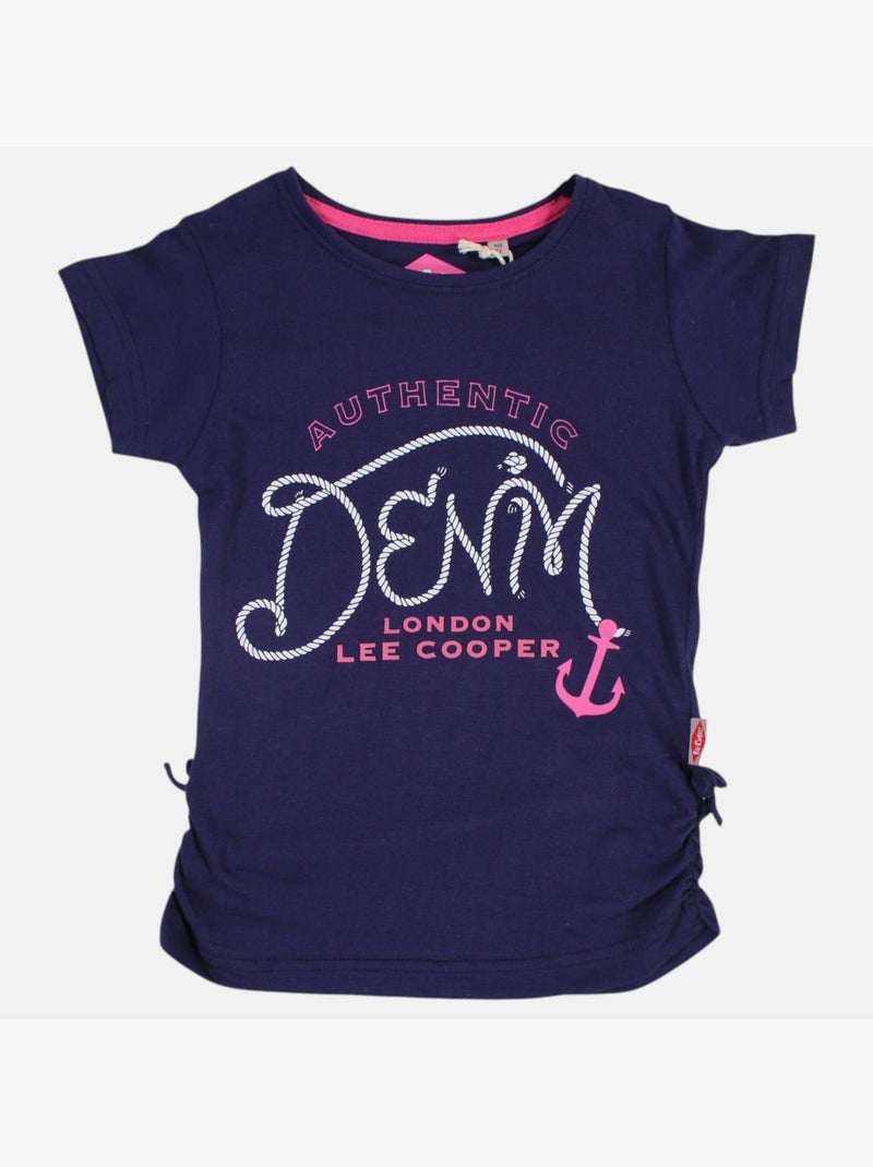 Lee Cooper - T-shirt manches courtes avec dessin Bleu marine - Kiabi