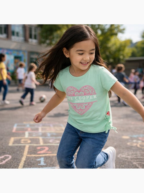 Lee Cooper - T-shirt manches courtes avec dessin - Kiabi