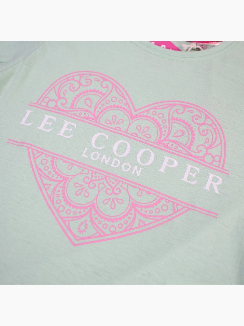 Lee Cooper - T-shirt manches courtes avec dessin Bleu - Kiabi