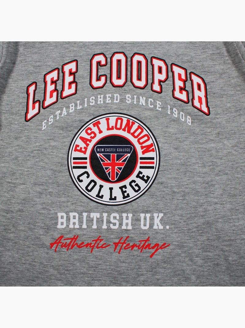 Lee Cooper - T-shirt manches courtes avec imprimé Gris - Kiabi