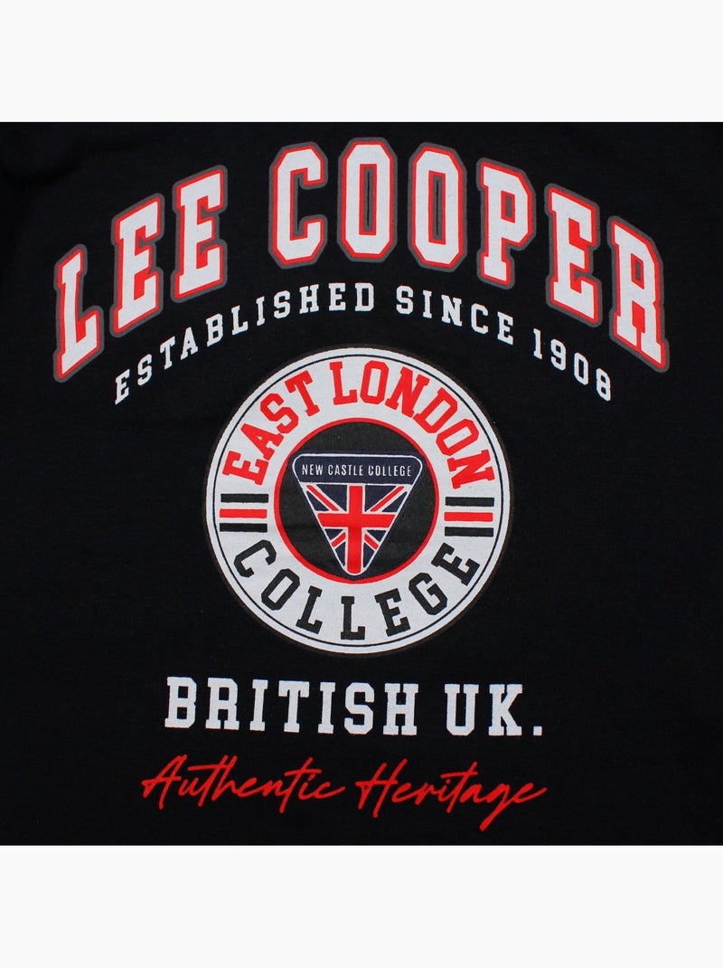 Lee Cooper - T-shirt manches courtes avec imprimé Noir - Kiabi