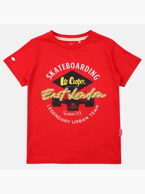 Lee cooper - t-shirt manches courtes, col rond - Kiabi
