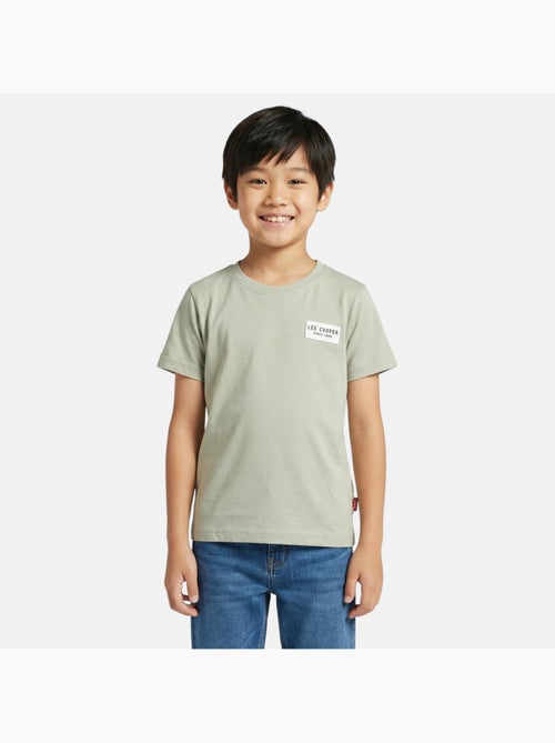 Lee cooper - t-shirt manches courtes, col rond - Kiabi