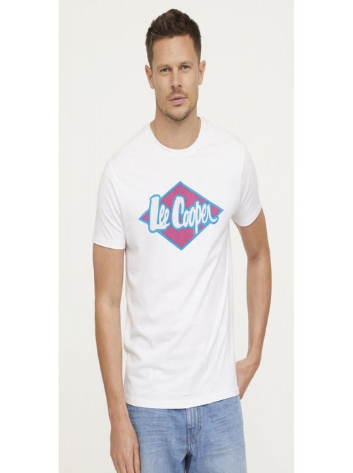 Lee Cooper - T-shirt manches courtes coton col rond AZZIK - Kiabi