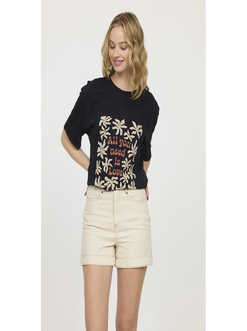 Lee Cooper - T-shirt manches courtes coton loose ALINKA - Kiabi