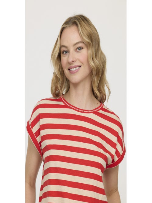 Lee Cooper - T-shirt manches courtes coton regular ALIONA - Kiabi