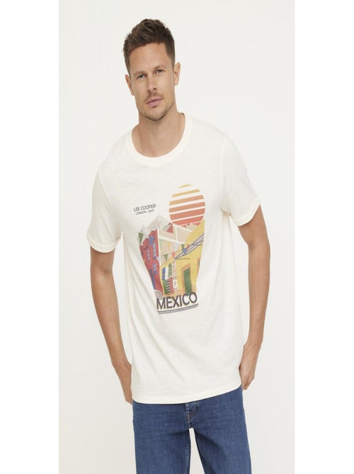 Lee Cooper - T-shirt manches courtes coton regular ALOBI - Kiabi