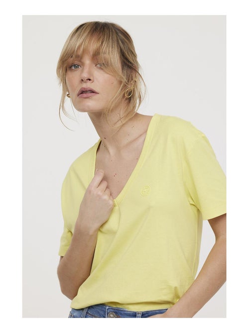 Lee Cooper - T-shirt manches courtes coton regular AMILA - Kiabi