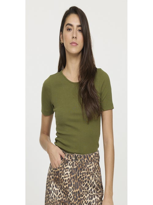 Lee Cooper - T-shirt manches courtes coton slim ANICIA - Kiabi