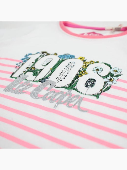 Lee Cooper - T-shirt manches courtes fille à motif - Kiabi