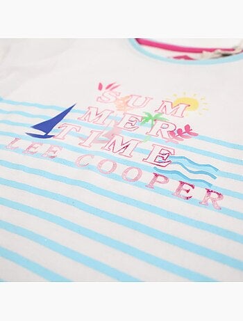 Lee Cooper - T-shirt manches courtes fille