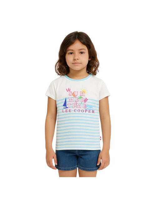 Lee Cooper - T-shirt manches courtes fille - Kiabi