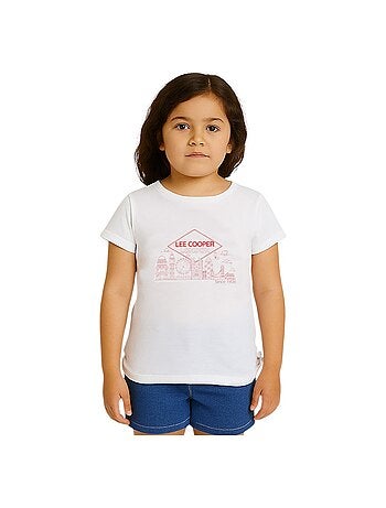 Lee Cooper - T-shirt manches courtes fille imprimé