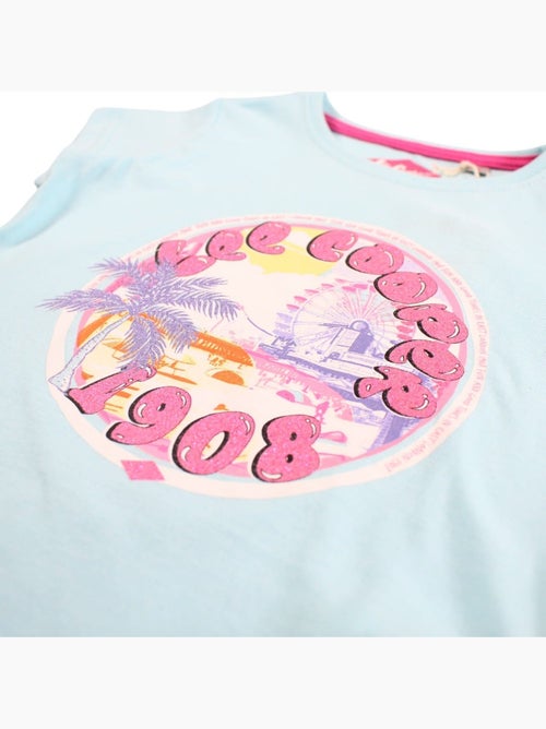 Lee Cooper - T-shirt manches courtes fille imprimé - Kiabi