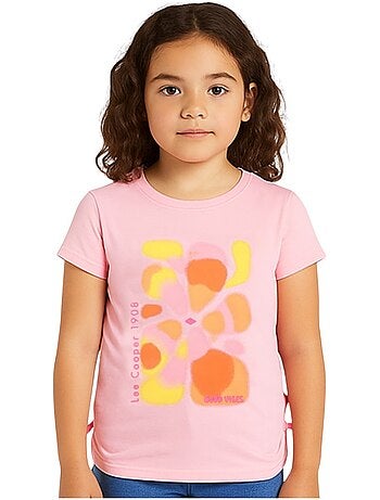 Lee Cooper - T-shirt manches courtes fille imprimé