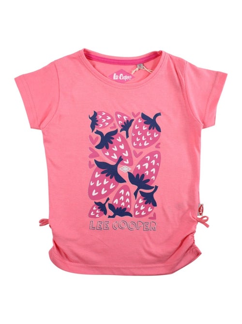 Lee Cooper - T-shirt manches courtes fille imprimé - Kiabi