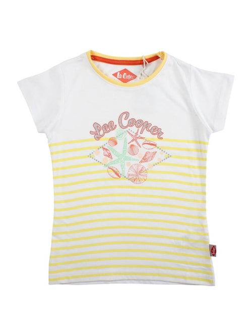 Lee Cooper - T-shirt manches courtes fille - Kiabi
