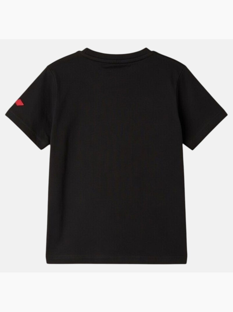 Lee Cooper - T-shirt manches courtes garçon avec dessin coloré Noir - Kiabi
