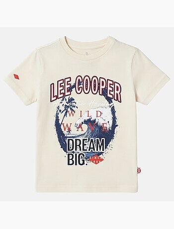 Lee Cooper - T-shirt manches courtes garçon avec imprimé
