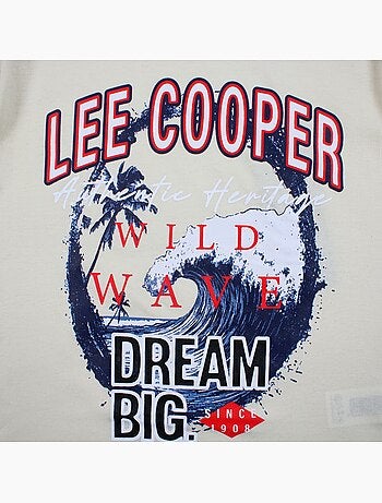 Lee Cooper - T-shirt manches courtes garçon avec imprimé