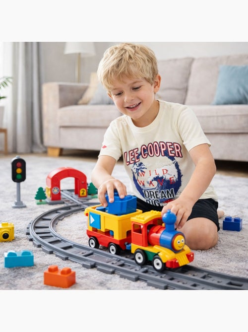 Lee Cooper - T-shirt manches courtes garçon avec imprimé - Kiabi