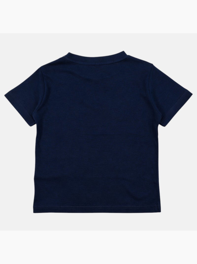 Lee Cooper - T-shirt manches courtes garçon avec imprime colore Bleu marine - Kiabi