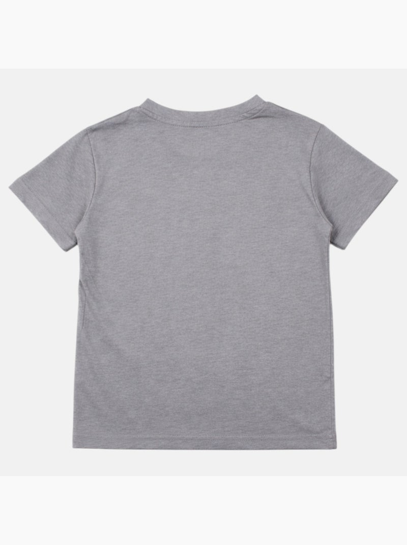 Lee Cooper - T-shirt manches courtes garçon avec imprime colore Gris - Kiabi