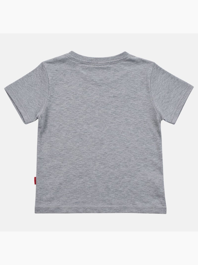 Lee Cooper - T-shirt manches courtes garçon avec imprimé Gris - Kiabi