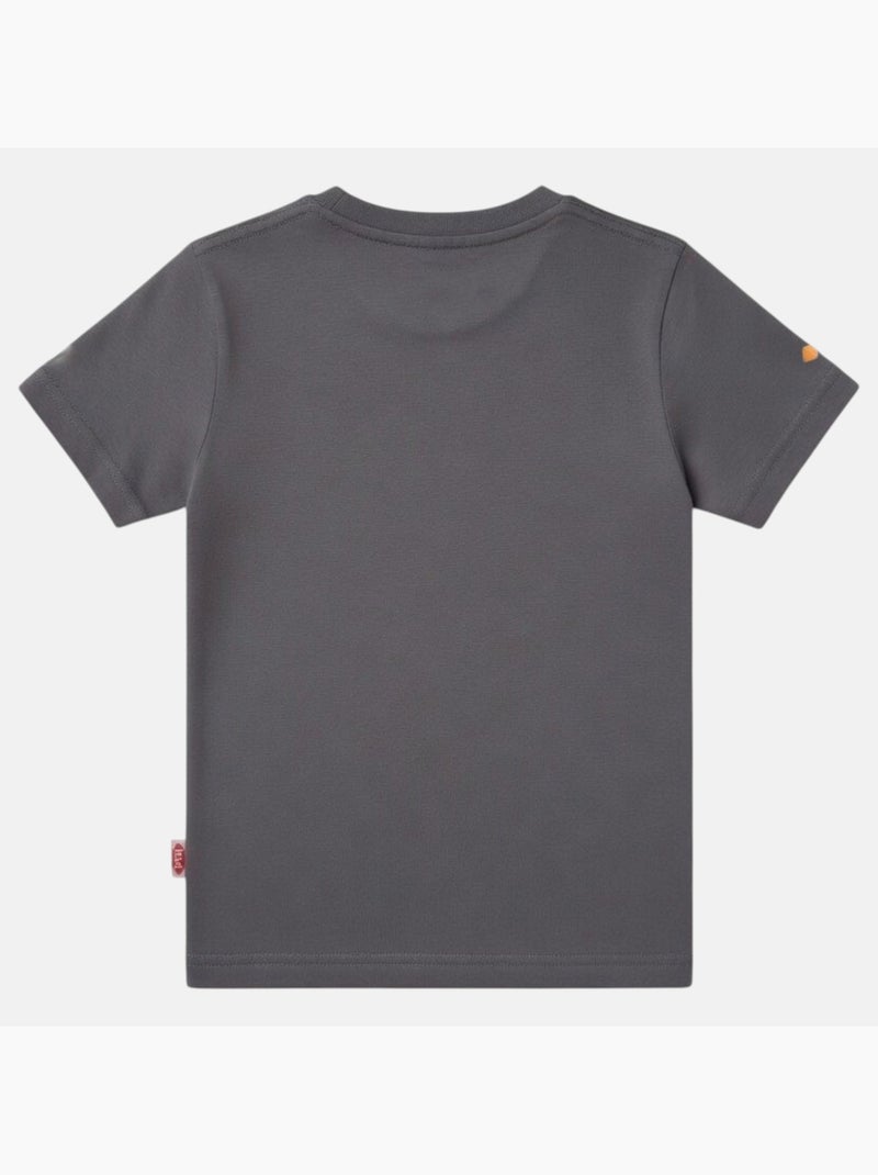 Lee Cooper - T-shirt manches courtes garçon avec imprimé Gris - Kiabi