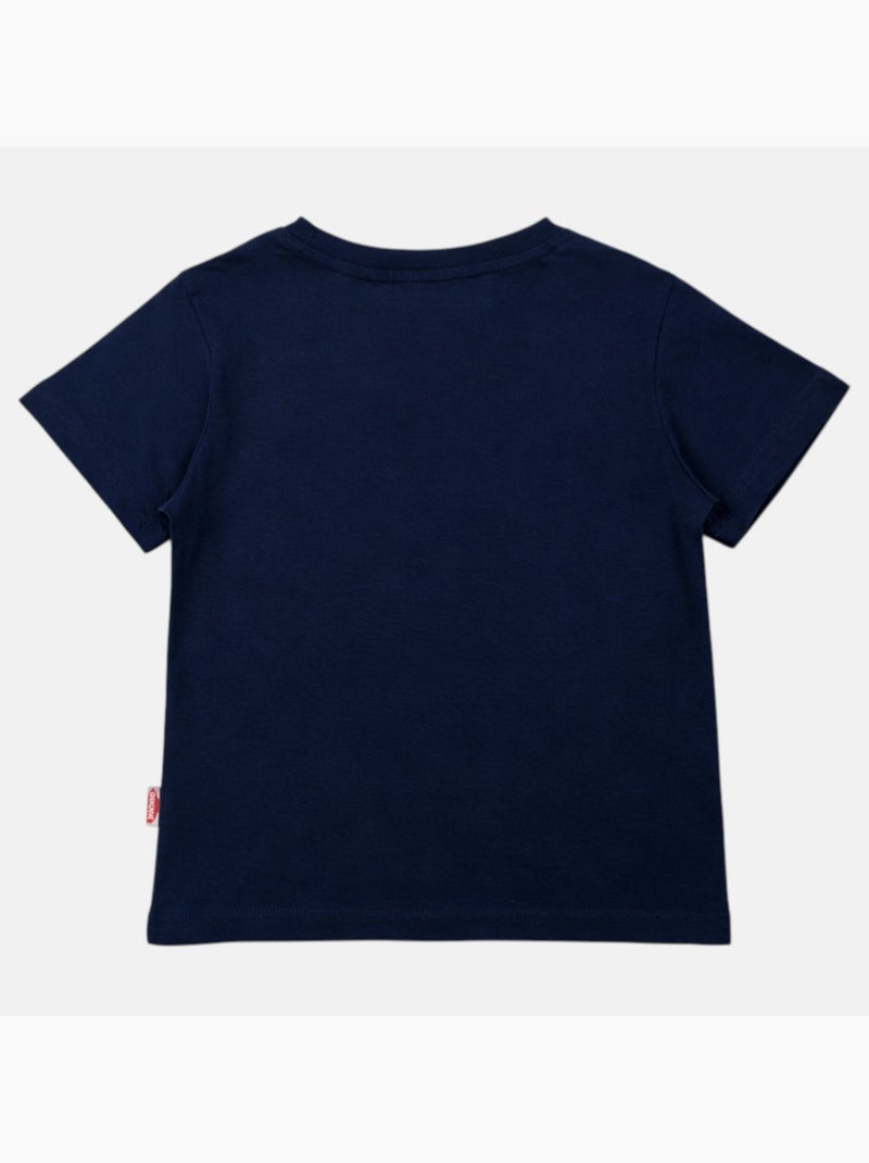 Lee Cooper - T-shirt manches courtes garçon avec imprime ocean Bleu marine - Kiabi