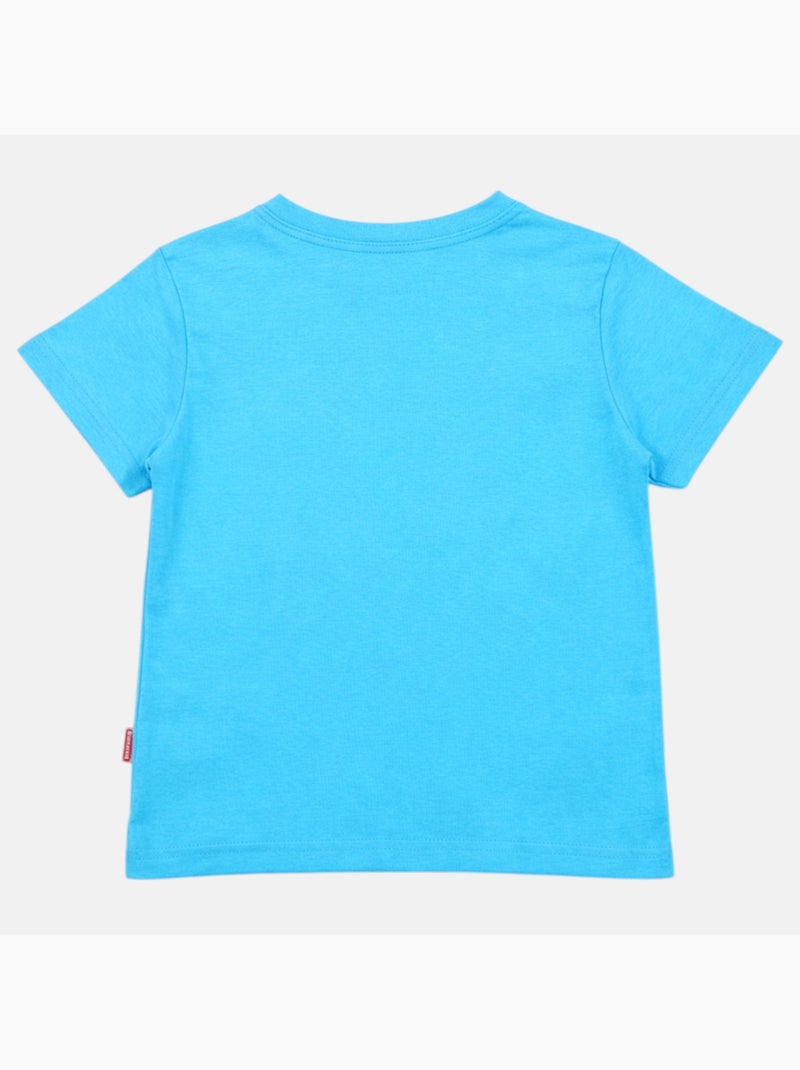 Lee Cooper - T-shirt manches courtes garçon avec imprime ocean Bleu - Kiabi