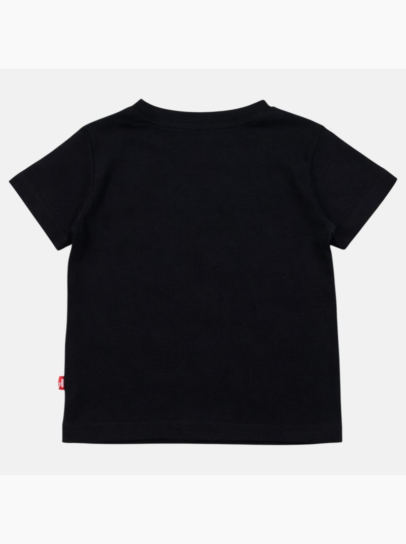Lee Cooper - T-shirt manches courtes garçon avec imprime skateboard Noir - Kiabi