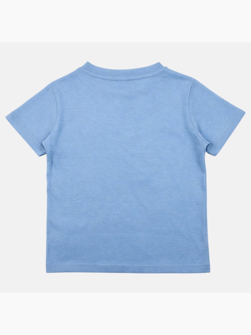 Lee Cooper - T-shirt manches courtes garçon avec motif plage Bleu - Kiabi