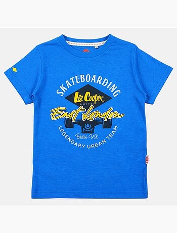 Lee Cooper - T-shirt manches courtes garçon avec imprimé