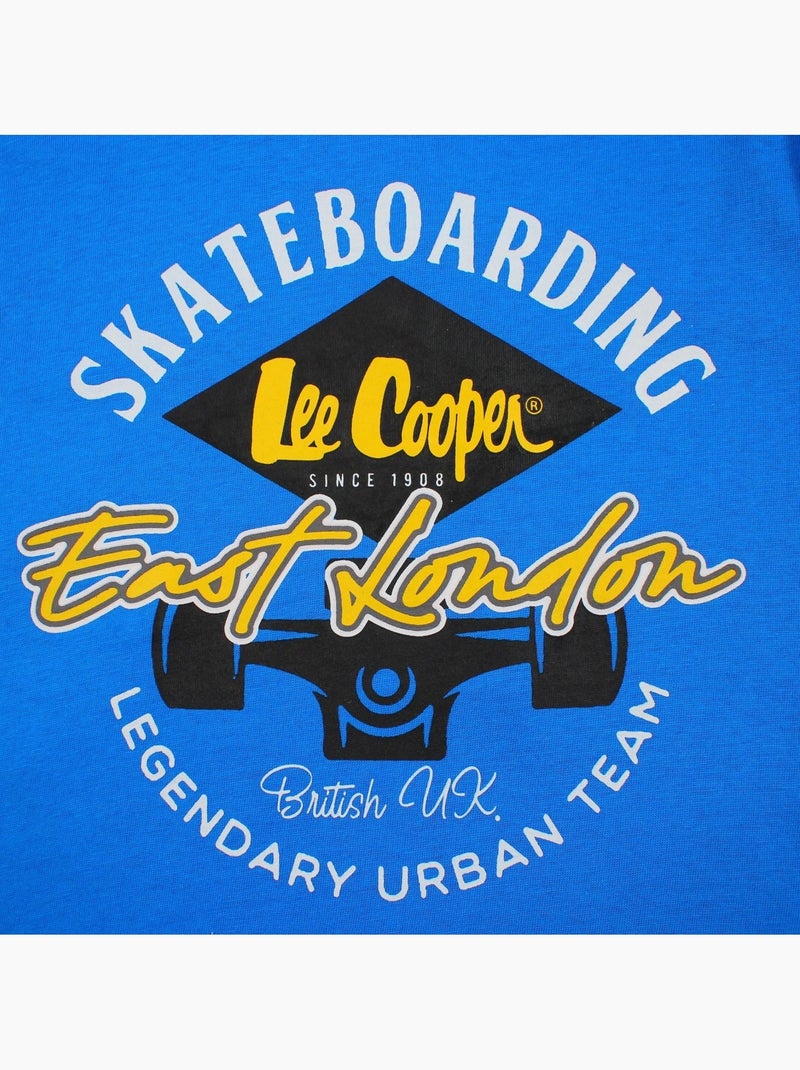 Lee Cooper - T-shirt manches courtes garçon Bleu - Kiabi