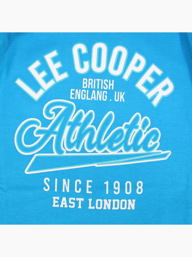 Lee Cooper - T-shirt manches courtes garçon imprimé Bleu - Kiabi