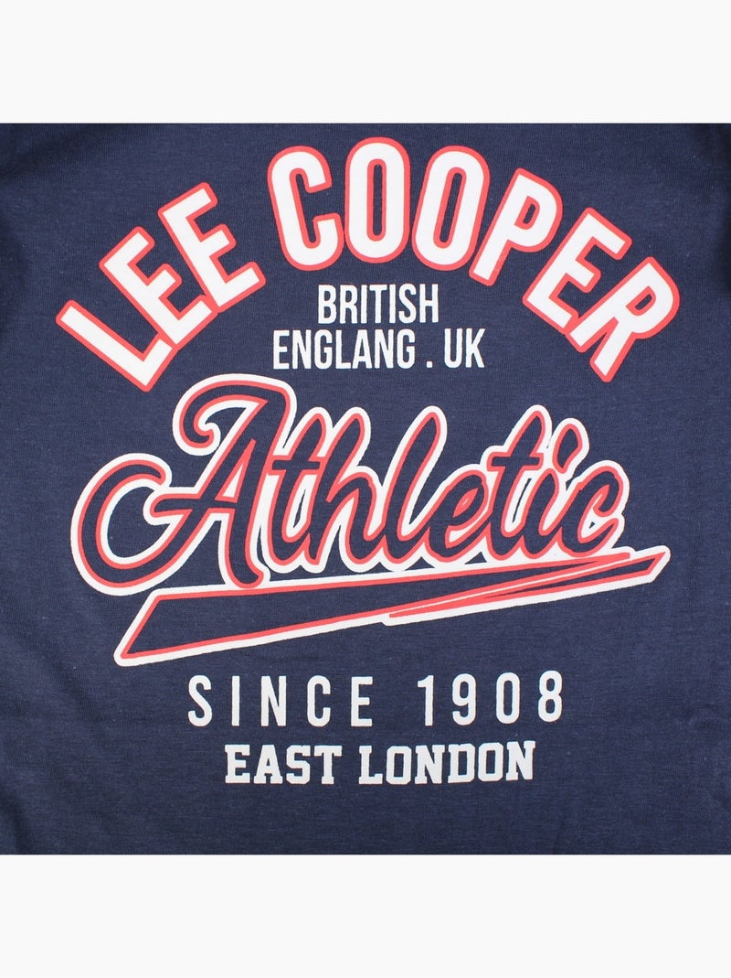 Lee Cooper - T-shirt manches courtes garçon imprimé Bleu marine - Kiabi