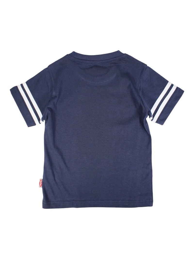Lee Cooper - T-shirt manches courtes garçon imprimé Bleu marine - Kiabi
